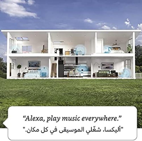 (الجيل الرابع) سماعة ذكية مزودة بـ Alexa (باللغتين...
