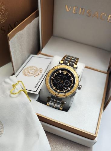 ساعة فرزاتشي رجالي بطارية مع كرت الماركة وعلبة وكا...