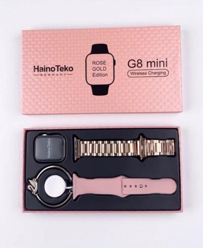 ساعة ميني 8 جيرماني مع سوار لليد بجعة واسوار للساع...