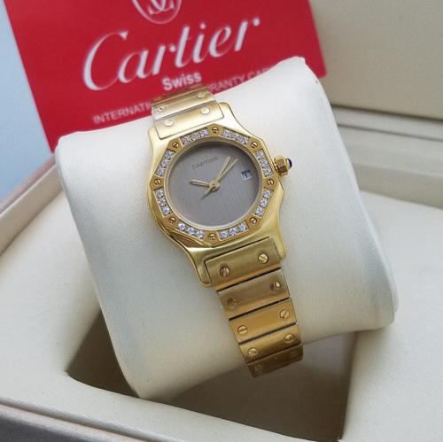 ساعة كارتير نسائية كامل الملحقات جودة عالية