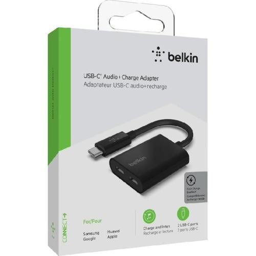 بيلكن كونكت USB‎-‎C الى ‎2‎X USB-C محول مساعد