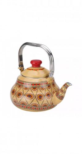 ابريق شاي غضار نقشة نجدي