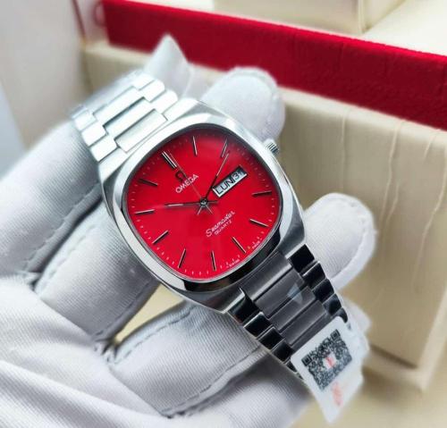 ساعة اوميغا استل ستيل ماستر كوالتي بكامل المحلقات