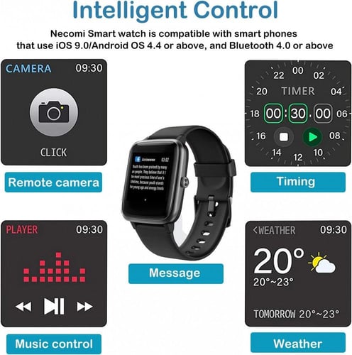 ساعة ذكية من نيكومي، جهاز تتبع اللياقة البدنية مع...