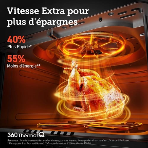 كوسوري مقلاة هوائية ذكية مزدوجة 64 لتر عناصر تسخين...