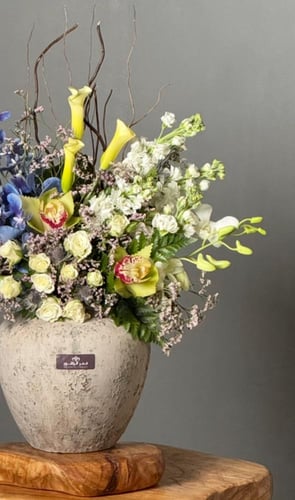 فازه ورد طبيعي