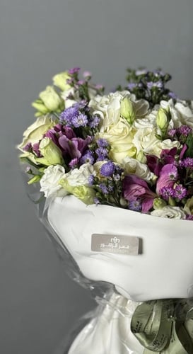 بوكيه ورد طبيعي هولندي مكس