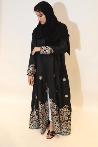 عباية BlackLinenRose