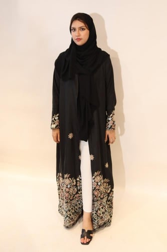 عباية BlackLinenRose