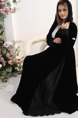 عباية دلال -أسود