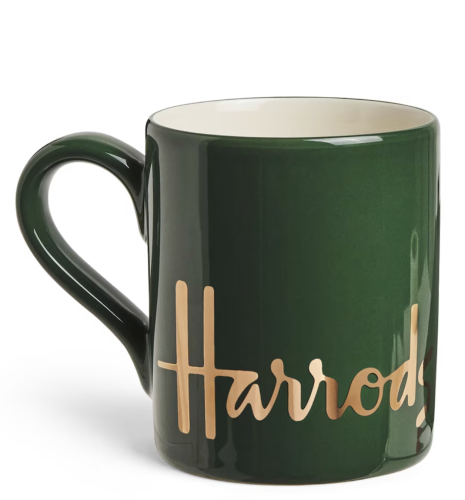 كوب هارودز أخضر Harrods logo cup green