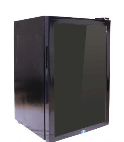 ثلاجة ستاروي عرض زجاج اسود 4.66 قدم 132 لتر