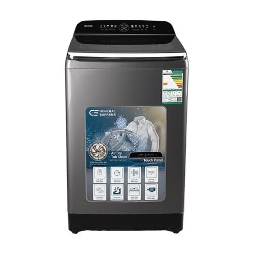 غسالة جنرال سوبريم 20 ك علوية فضيGS20BT25KS