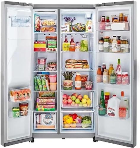 ثلاجة دولابي بخار دبليو بوكس 15.2 قدم ابيض WBR750S...