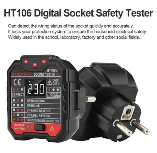 جهاز لقياس واختبار الجهد لتركيب اسلاك الكهرباء بال...