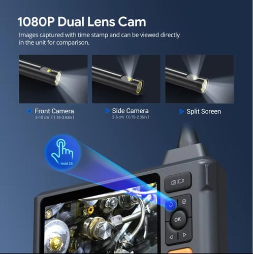DEPSTECH 1080P Endoscope Camera Dual Lens 8mm/ Tri...