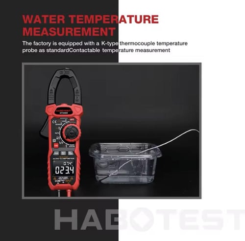 ‎جهاز قياس التيار الرقمي HABOTEST HT208 Inrush 100...