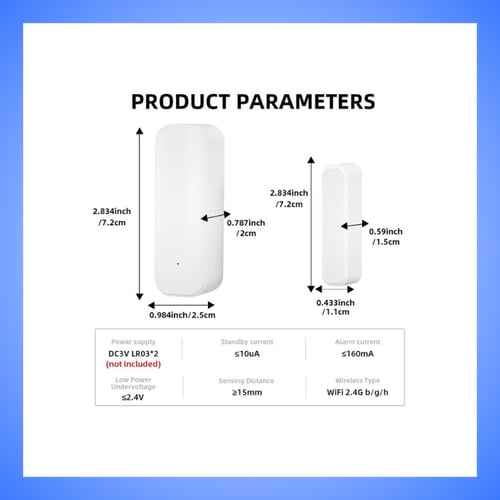 حساس الباب الذكي واي فاي