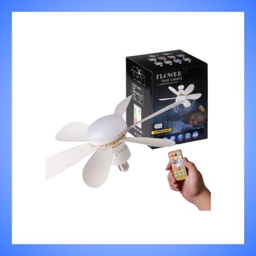 مروحة صغيرة ذكية + ضوء