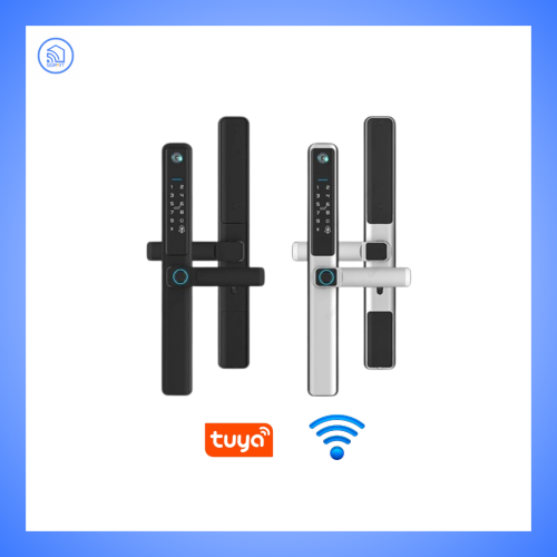 قفل ذكي داخلي وخارجي مع جرس وكاميرا واي فاي