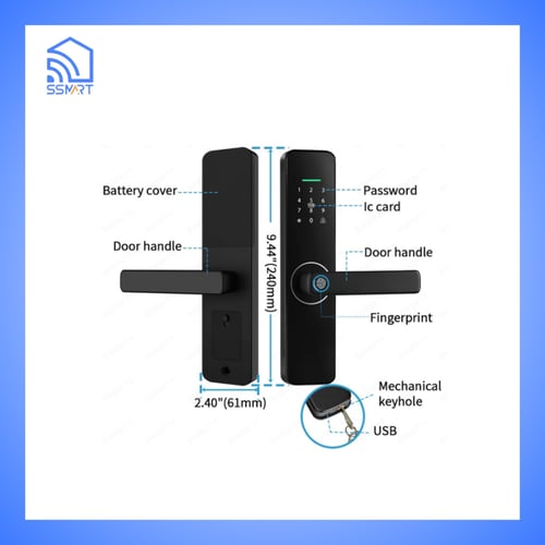 قفل الباب الذكي واي فاي