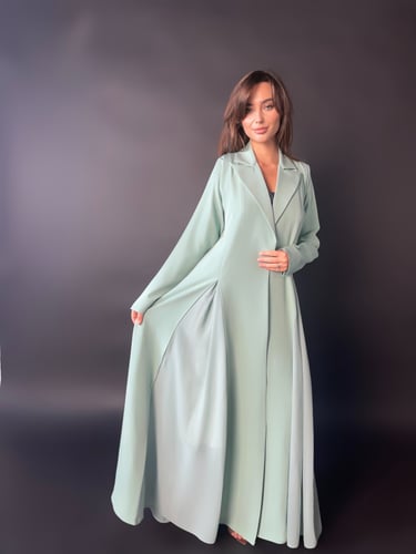 Cottongreen عباية بليزر - اخضر باستيل