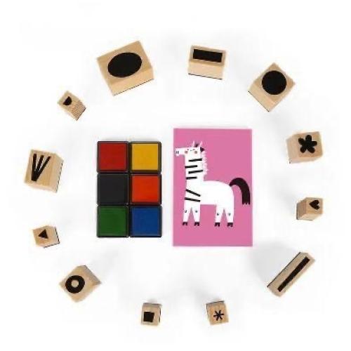 The fun artistic stamp set – Tookyland Stamp Paint Art Set