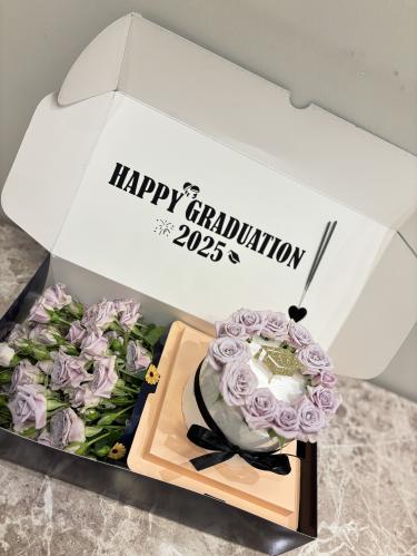 بوكس تخرج كيك مع بيبي جوري