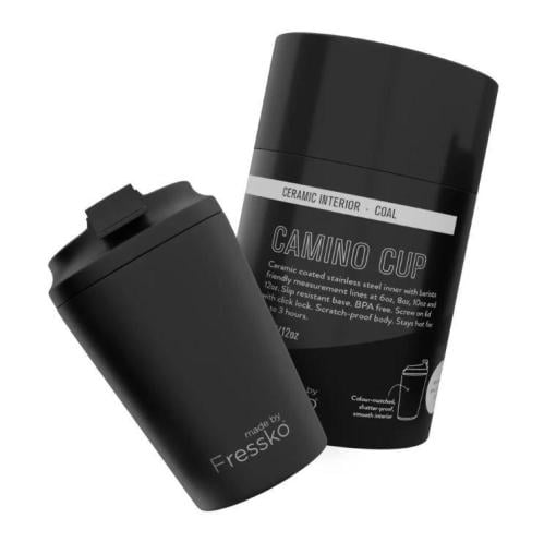 Black cup Fresco new coated with ceramic from insi...