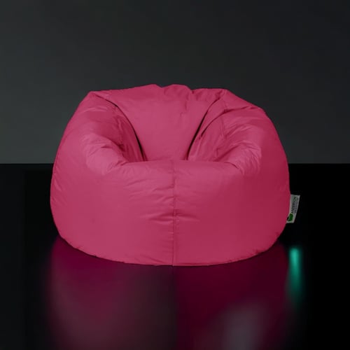 بين باج أندي لون زهري مقاوم للماء كبير الحجم