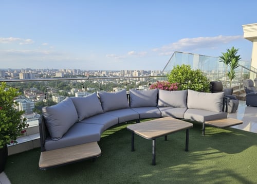 جلسة خارجية "سكاي لاين" الدائرية الفاخرة