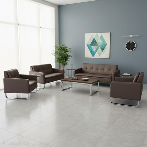 كنب جلد مكتبي