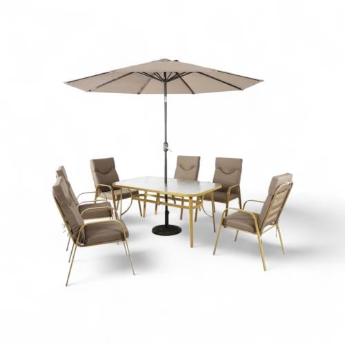 طقم جلسة حدائق فاخرة