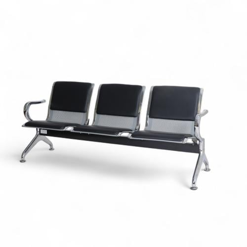 كرسي انتظار ستيل جلد