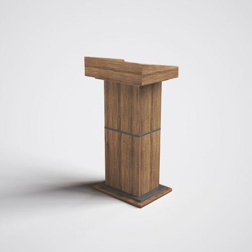 منبر خطابة محاضرات خشبية