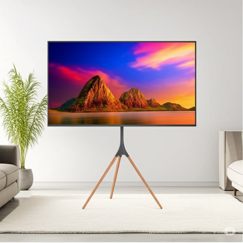 حامل تلفاز خشبي ثلاثي القوائم