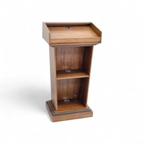 منبر خطابة الفاخرة (بوديوم) بتصميم هندسي إسلامي بن...