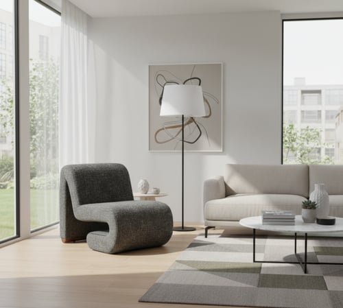 كرسي "إنفينيتي" العصري رصاصي