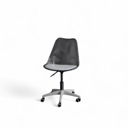 كرسي مكتب بتصميم شفاف عصري