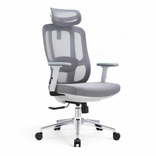 كرسي دوار شبكي ظهر عالي