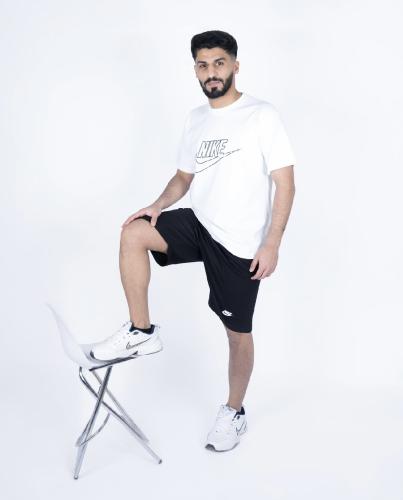 طقم نايك ابيض قطني