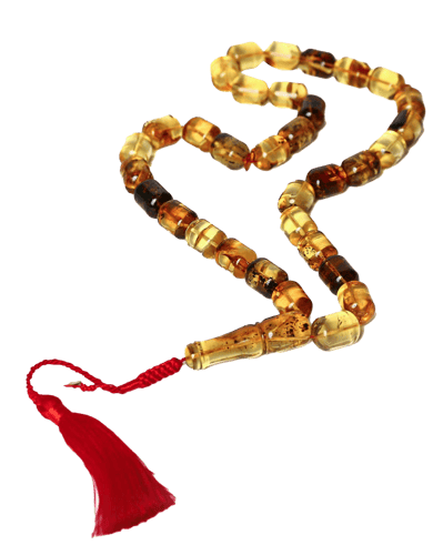 سبحة حجر الكهرمان الكلنجرادي