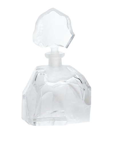 زجاجة كريستال بوهيمي شفافه حجم كبير