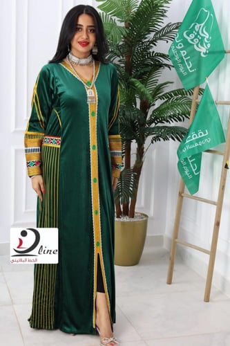 جلابية مخمل ملكي