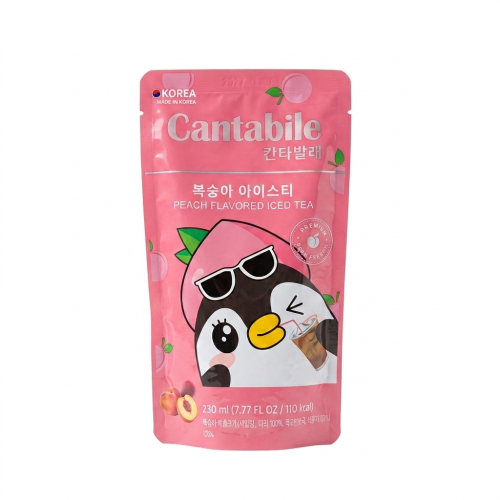 شاي خوخ كوري كانتابيل منعش (Cantabile Peach Iced T...