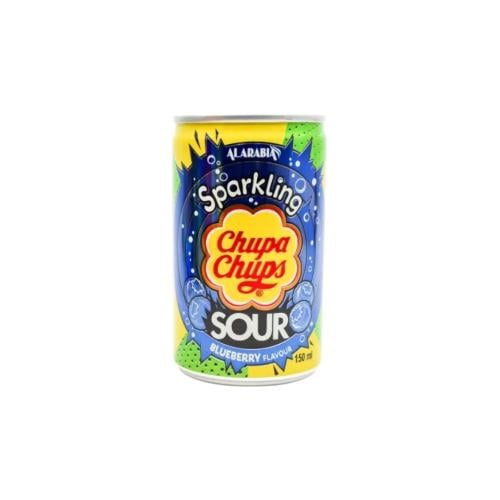 مشروب غازي تشوبا تشوبس توت أزرق حامض 150ml - Chupa...