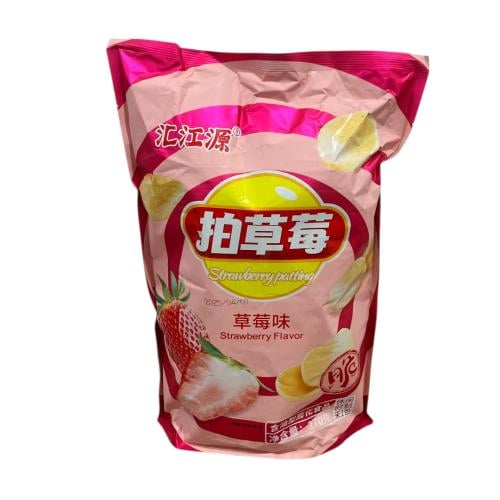 شيبس رقائق ارز مقرمش نكهة الفراوله حجم عملاق ( اكي...