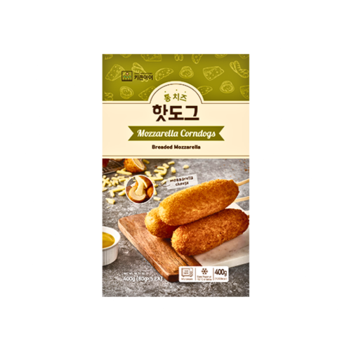 كورن دوق بالجبن الموزريلا الكامل 5 حبات (400g)