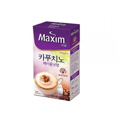 قهوه ماكسيم كابتشينو نكهة البندق ( حبه)