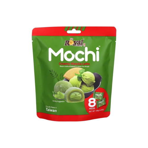 موتشي بحشوة كريمه الماتشا من رويال فاميلي 8 قطع/ 1...